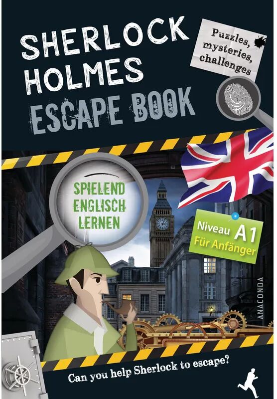 Anaconda Sherlock Holmes Escape Book. Spielend Englisch lernen - für Anfänger...