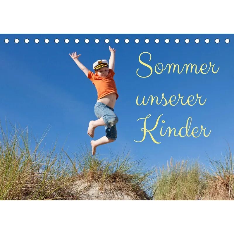 Calvendo Sommer unserer Kinder (Tischkalender 2022 DIN A5 quer)