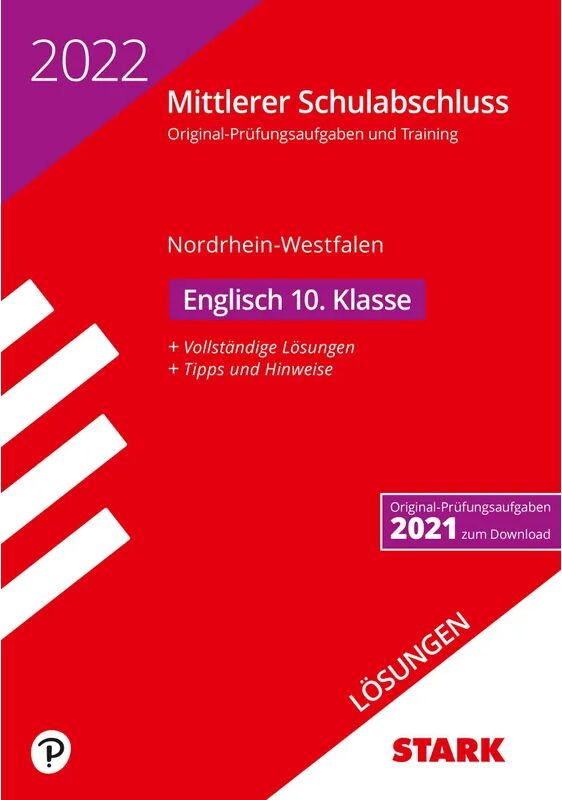 Stark Verlag STARK Lösungen zu Original-Prüfungen und Training - Mittlerer Schulabschluss...