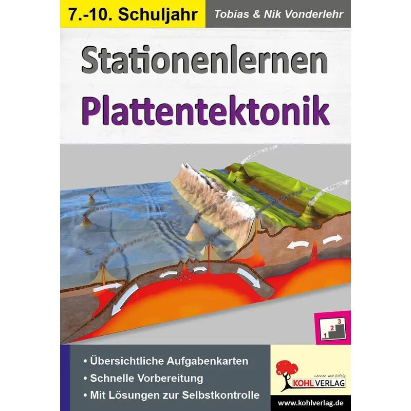 KOHL VERLAG Der Verlag mit dem Baum Stationenlernen Plattentektonik