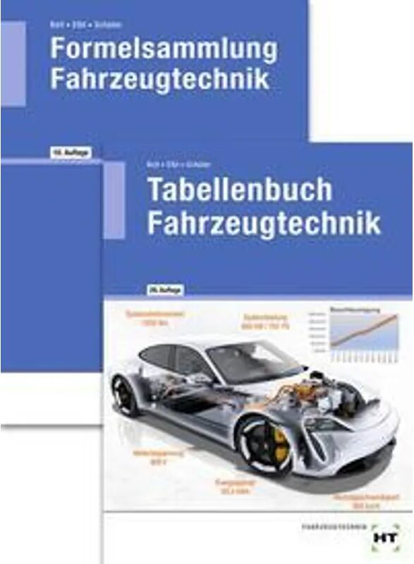 Handwerk und Technik Tabellenbuch Fahrzeugtechnik und Formelsammlung Fahrzeugtechnik, 2 Bde.