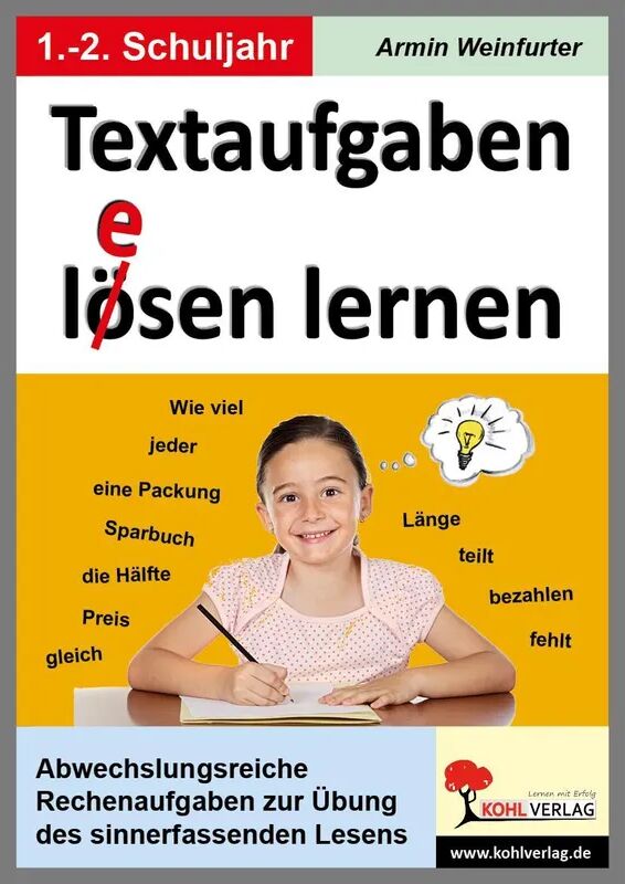 KOHL VERLAG Der Verlag mit dem Baum Textaufgaben l(e)ösen lernen, 1.-2. Schuljahr