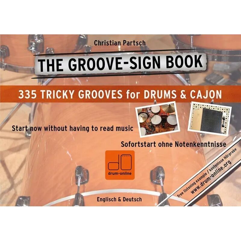 Drum-Online THE GROOVE SIGN BOOK - Drums & Cajon ohne Noten