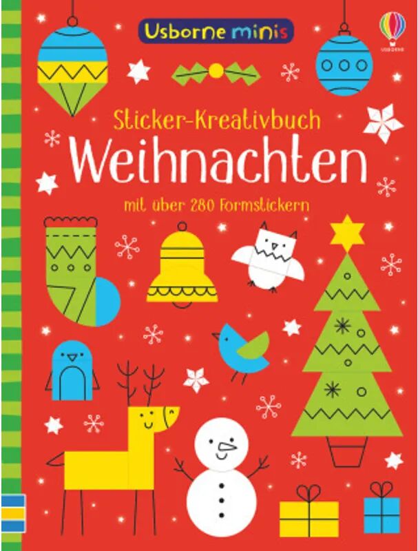 Usborne Verlag Usborne Minis - Sticker-Kreativbuch: Weihnachten