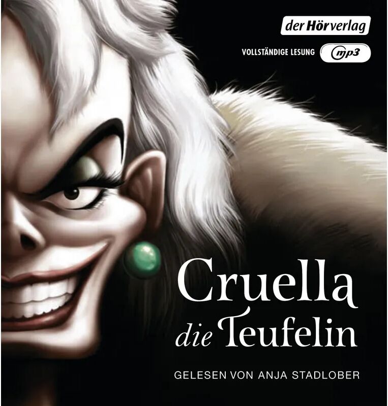 DHV Der HörVerlag Villains: Cruella, die Teufelin, 1 Audio-CD, 1 MP3