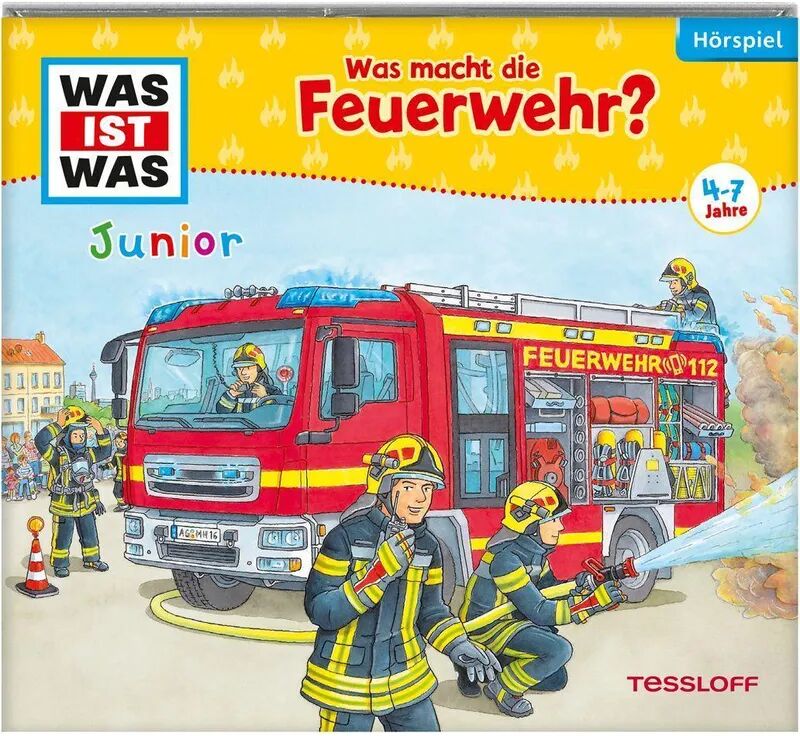 Tessloff WAS IST WAS Junior Hörspiel. Was macht die Feuerwehr?, Audio-CD