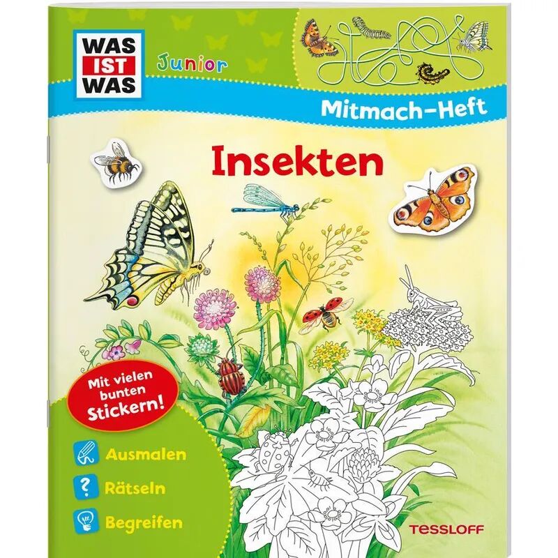 Tessloff WAS IST WAS Junior Mitmach-Heft. Insekten