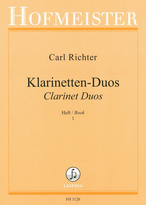 Friedrich Hofmeister Verlag Richter Clarinet Duos 1