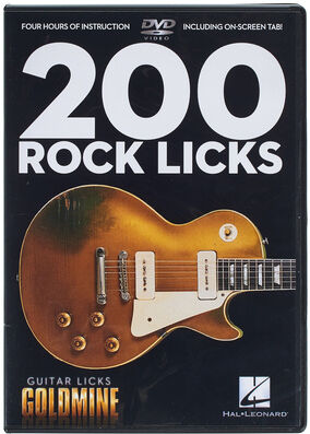 Hal Leonard 200 Rock Licks-Guitar Licks DVD