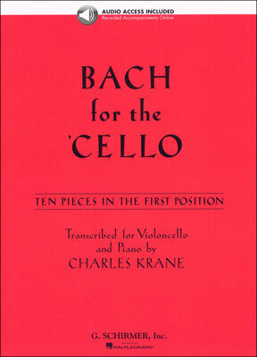 G. Schirmer Bach For The Cello