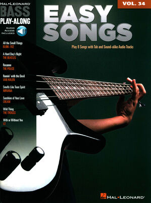 Hal Leonard Bass Play-Along Easy Songs