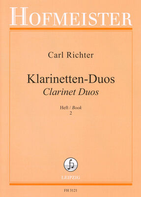 Friedrich Hofmeister Verlag Richter Clarinet Duos 2