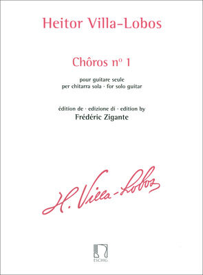 Editions Max Eschig Villa-Lobos Choros No.1