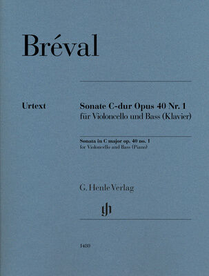 Henle Verlag Bréval Sonate C-Dur Cello