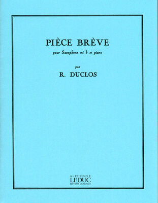 Alphonse Leduc Duclos Pièce brève A-Sax