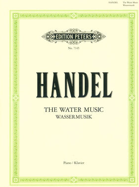 Edition Peters Händel Wassermusik Klavier