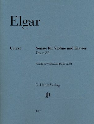 Henle Verlag Elgar Violinsonate op. 82