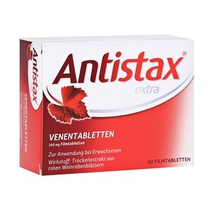 A Nattermann & Cie GmbH Antistax extra Venentabletten 60 Stk., bei Krampfadern & Besenreiser Filmtabletten 60 Stück