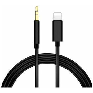 ETING Auto Aux Audio Kabel iPhone 1M Aux Kabel Stecker Adapter Lightning Stecker auf 3,5 mm Klinke für iPhone 12/11/XS,iPad,iPod,Kopfhörer Schwarz