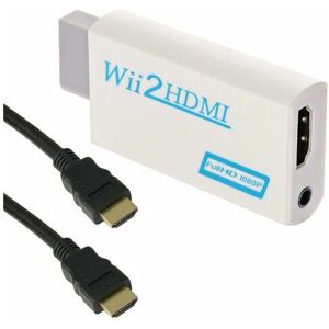 Eting - Goldoars Wii-zu-HDMI-Adapter Wii-zu-HDMI-Konverter Full hd 1080P Videokonverter-Adapter mit Audio-3,5-mm-Klinkenausgang