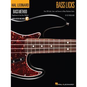 Hal Leonard Bass Method: Bass Licks - Schulwerk für Bass