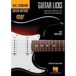 Hal Leonard Guitar Licks Greg Koch, DVD - DVD