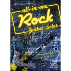 Acoustic Music Books All in One Rock Guitar Solos Peter Autschbach - Schulwerk für Gitarre