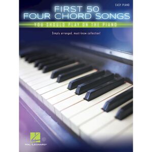 Hal Leonard First 50 4-Chord Songs You Should Play on the Piano - Songbook