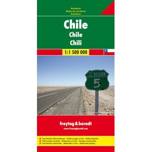 Freytag-Berndt und Artaria KG - GEBRAUCHT Freytag Berndt Autokarten, Chile 1:1.500.000: Touristische Informationen. Entfernungen in km. Nationalparks (Road Maps) - Preis vom 13.06.2024 04:55:36 h