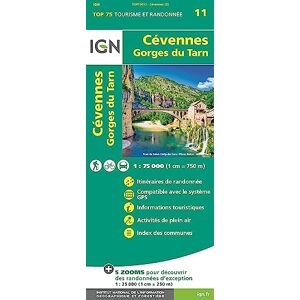 Collectif - Cévennes - Gorges du Tarn 1:75 000 (Blatt 11)