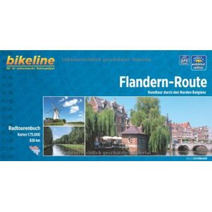 Esterbauer - GEBRAUCHT Flandern - Route: Rundtour durch den Norden Belgiens. Radtourenbuch und Karte 1 : 75 000, 800 km, wetterfest/reißfest, GPS-Tracks Download - Preis vom h