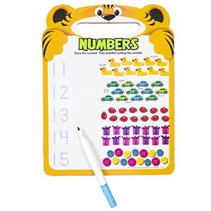 Edited by Sequoia Children's Publishing - GEBRAUCHT Active Minds - Numbers Write-and Erase Wipe Clean Learning Board - Striped Tiger - Ages 4 and Up - Preis vom h
