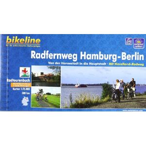 Esterbauer - GEBRAUCHT Hamburg-Berlin Radfernweg: Von der Hansestadt in die Hauptstadt. 380 km. Radtourenbuch und Karte 1 : 75 000; wetterfest/reißfest; GPS-Tracks-Download - Preis vom 13.06.2024 04:55:36 h