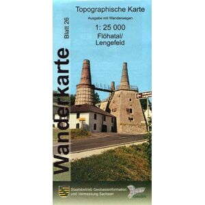 GEBRAUCHT Flöhatal/Lengefeld: Wanderkarte 1:25 000, Ausgabe mit Wander- und Reitwegen (WK25 Blatt 26) - Preis vom 21.05.2024 04:55:50 h