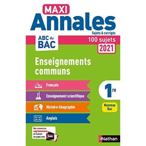 Collectif - GEBRAUCHT Maxi Annales ABC du BAC 2021 Enseignements communs 1re - Corrigé (19) (Annales ABC BAC C.Continu, Band 19) - Preis vom 20.05.2024 04:51:15 h