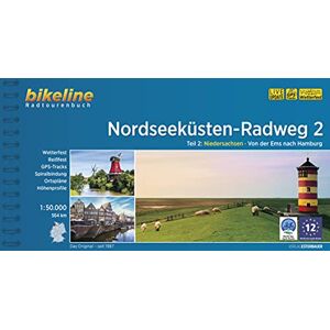 Esterbauer Verlag - GEBRAUCHT Nordseeküsten-Radweg. 1:75000 / Nordseeküsten-Radweg 2: Niedersachsen - Von der Ems nach Hamburg, 1:50.000, 564 km, wetterfest/reißfest, GPS-Tracks Download, LiveUpdate - Preis vom 20.05.2024 04:51:15 h