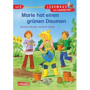 Christian Tielmann - GEBRAUCHT LESEMAUS zum Lesenlernen Stufe 2: Marie hat einen grünen Daumen - Preis vom h
