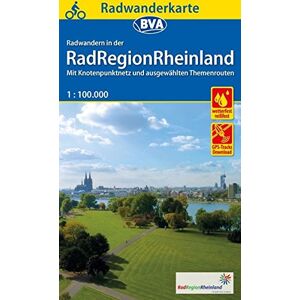 BVA Bielefelder Verlag GmbH & Co. KG - GEBRAUCHT Radwanderkarte BVA Radwandern in der RadRegionRheinland 1:100.000, reiß- und wetterfest, GPS-Tracks Download (Radreisekarte 1:100.000) - Preis vom 09.05.2024 04:53:29 h