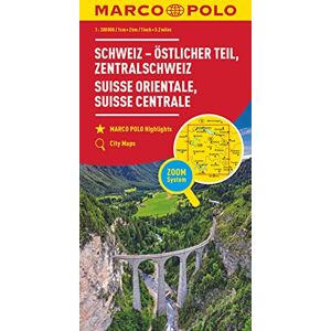 MAIRDUMONT GmbH & Co. KG - GEBRAUCHT MARCO POLO Regionalkarte Schweiz Blatt 02 Schweiz, östlicher Teil 1:200 000: Zentralschweiz (MARCO POLO Karten 1:200.000) - Preis vom h