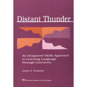 Scalone, Janis G. - GEBRAUCHT Distant Thunder: An Integrated Skills Approach to Learning Language Through Literature (Pitt Series in Esl) - Preis vom 13.05.2024 04:51:39 h