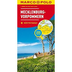 GEBRAUCHT MARCO POLO Karte Deutschland Blatt 2 Mecklenburg-Vorpommern 1:200 000 (MARCO POLO Karte 1:200000) - Preis vom h