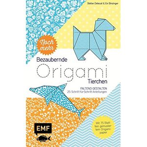 Stefan Delecat - GEBRAUCHT Noch mehr bezaubernde Origami-Tierchen: Faltend gestalten - 25 Schritt-für-Schritt-Anleitungen - Mit 75 Blatt fein gemustertem Origamipapier - Preis vom 17.05.2024 04:53:12 h