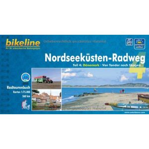Esterbauer - GEBRAUCHT Bikeline Radtourenbuch, Nordseeküsten-Radweg Teil 4: Dänemark. Von Tonder nach Skagen, 1 : 75 000, 560 km, wetterfest/reißfest; GPS-Tracks Download - Preis vom 19.05.2024 04:53:53 h