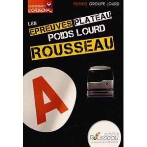 Codes Rousseau - GEBRAUCHT Epreuves plateau et I.O. Rousseau Groupe lourd : Permis C1/C1E/C/CE/D1/D1E/D/DE - Preis vom 01.06.2024 05:04:23 h