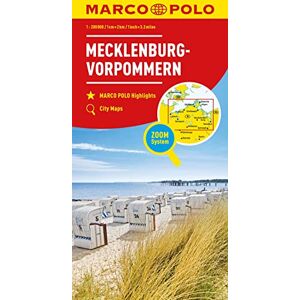 MAIRDUMONT GmbH & Co. KG - GEBRAUCHT MARCO POLO Regionalkarte Deutschland Blatt 02 Mecklenburg-Vorpommern 1:200 000 (MARCO POLO Karten 1:200.000, Band 2) - Preis vom h