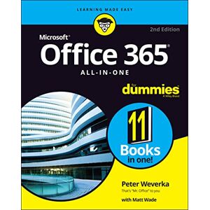 Peter Weverka - GEBRAUCHT Office 365 All-in-One For Dummies (For Dummies (Computer/Tech)) - Preis vom 01.06.2024 05:04:23 h