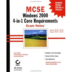 James Chellis - GEBRAUCHT MCSE: Windows 2000 4-in-1 Core Requirements Exam Notes (SOLD ONLY with MCSE: Windows 2000 Core Reqqirements 2E Boxed Set, NOT SOLD SEPARATELY) - Preis vom 19.05.2024 04:53:53 h