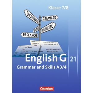 Joachim Blombach - GEBRAUCHT English G 21 - Ausgabe A: Band 3/4: 7./8. Schuljahr - Grammar and Skills - Preis vom 13.05.2024 04:51:39 h