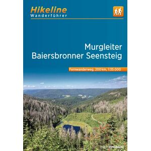 Esterbauer Verlag - Fernwanderweg Murgleiter • Baiersbronner Seensteig: 1:35.000, 200 km, GPS-Tracks Download, Live-Update (Hikeline /Wanderführer)