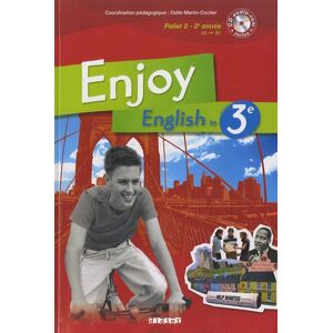 Odile Martin-Cocher - GEBRAUCHT Enjoy English in 3e Palier 2 - 2e Année (1CD audio) - Preis vom 01.06.2024 05:04:23 h